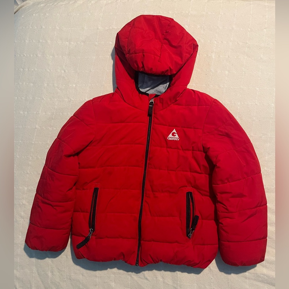 Gerry Red Puffer Jacket with Hood size 5 
In great condition